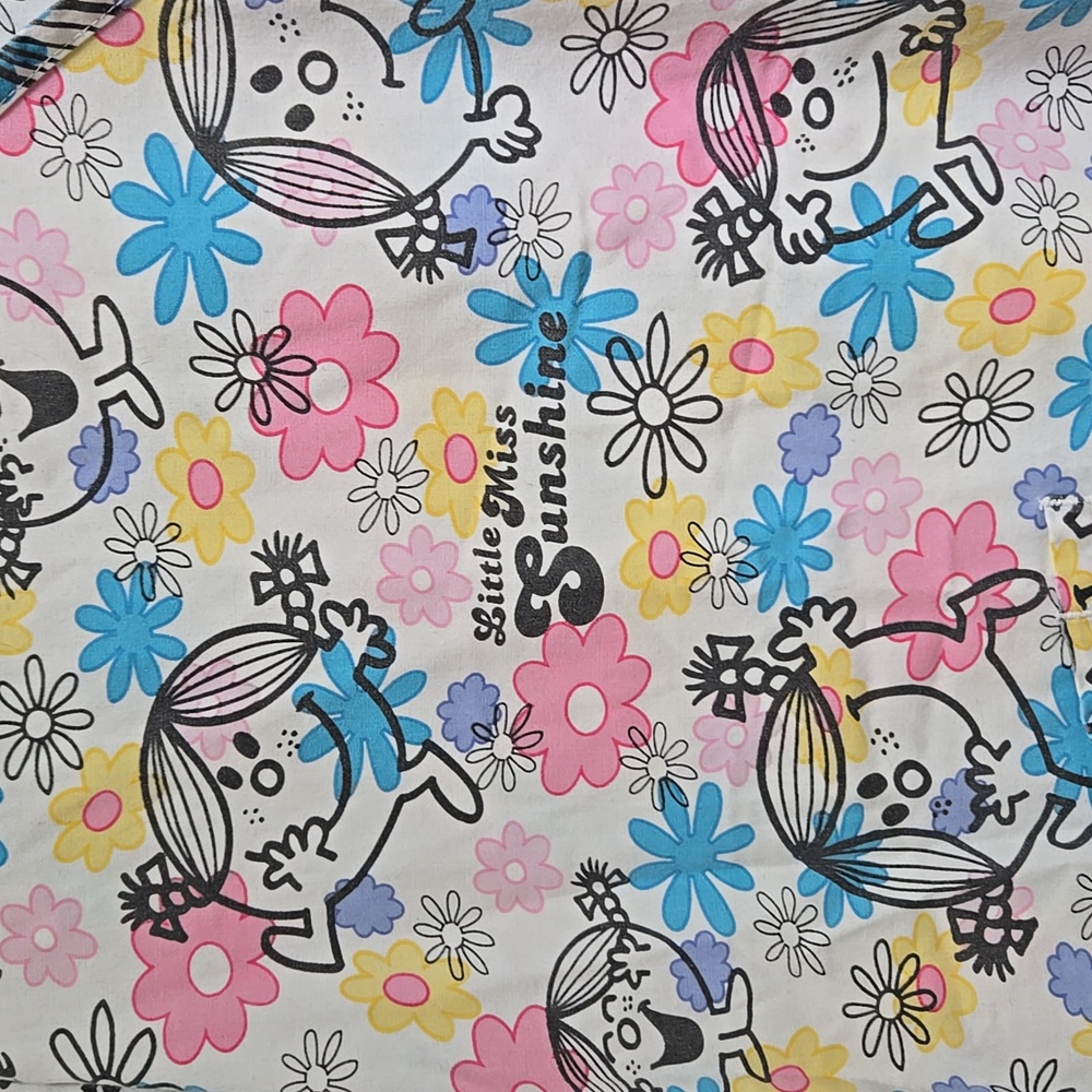 Little Miss Sunshine Pediatric Nurse Scrubs Top Short Sleeve Shirt - Picture 3 of 6